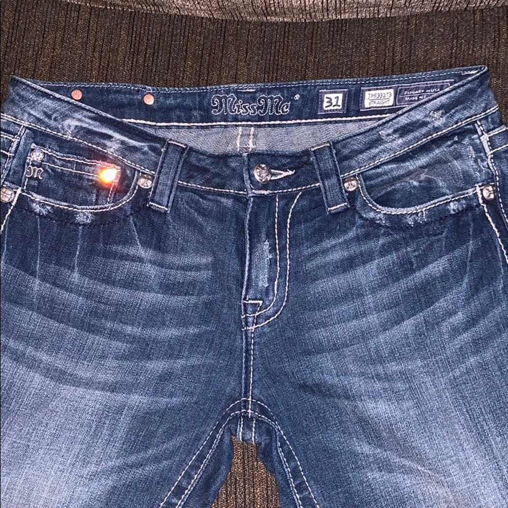 Blue Stoned Jeans